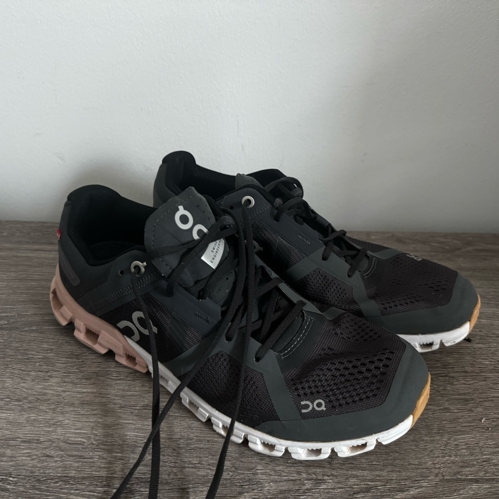 On Running Cloudflow Women’s Size 8.5 FVN-PI Rock Rose Cloudtec Helion - Picture 3 of 16